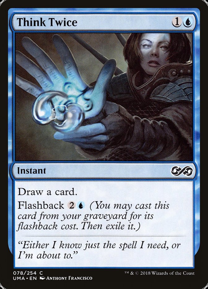 Think Twice [Ultimate Masters] - Magic: The Gathering - Card Brawlers | Quebec | Canada |