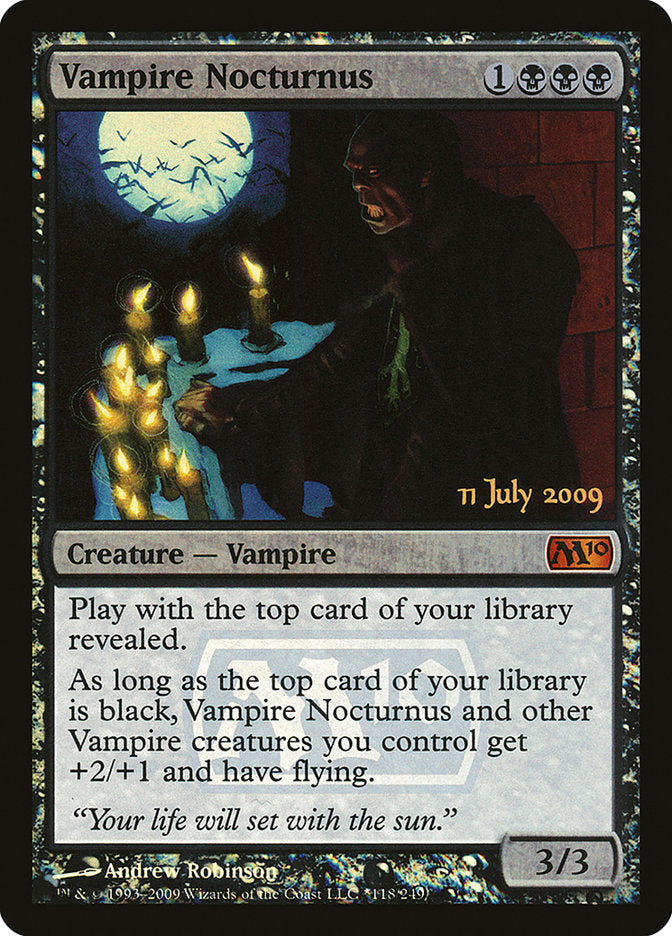 Vampire Nocturnus [Magic 2010 Prerelease Promos] - Magic: The Gathering - Card Brawlers | Quebec | Canada |