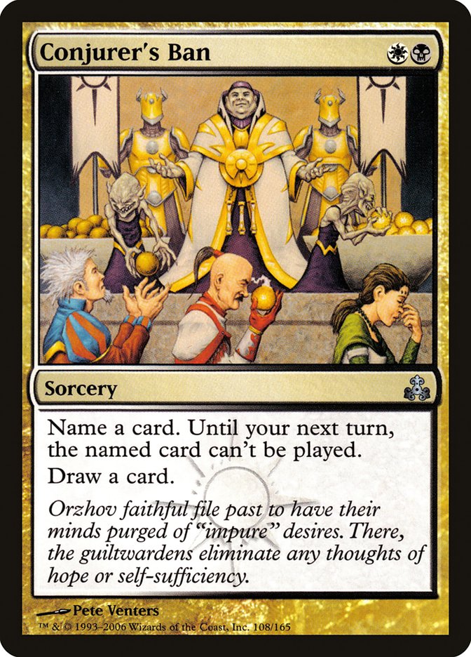 Conjurer's Ban [Guildpact] - Magic: The Gathering - Card Brawlers | Quebec | Canada |