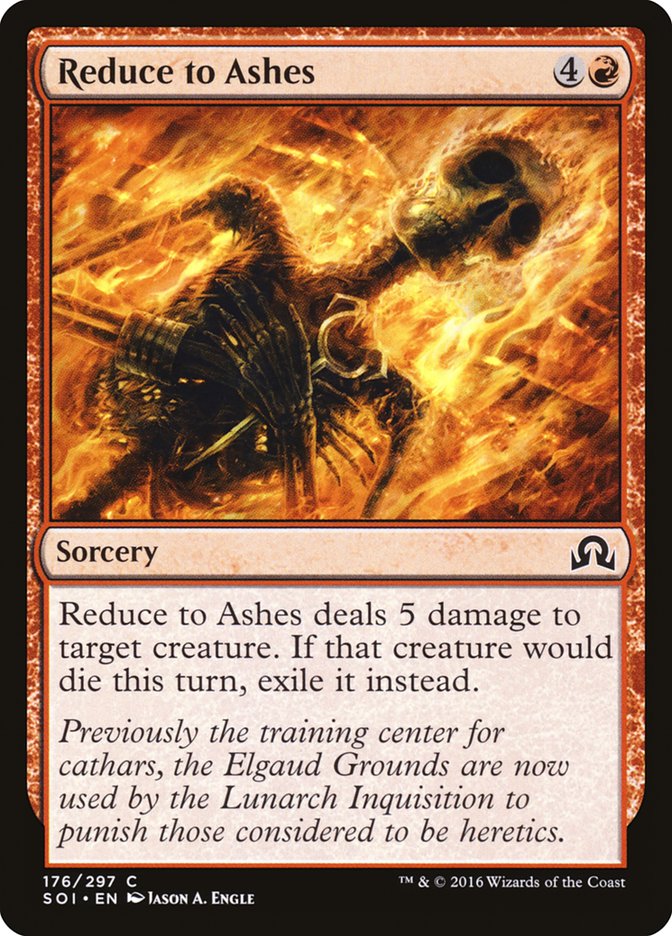 Reduce to Ashes [Shadows over Innistrad] - Magic: The Gathering - Card Brawlers | Quebec | Canada |