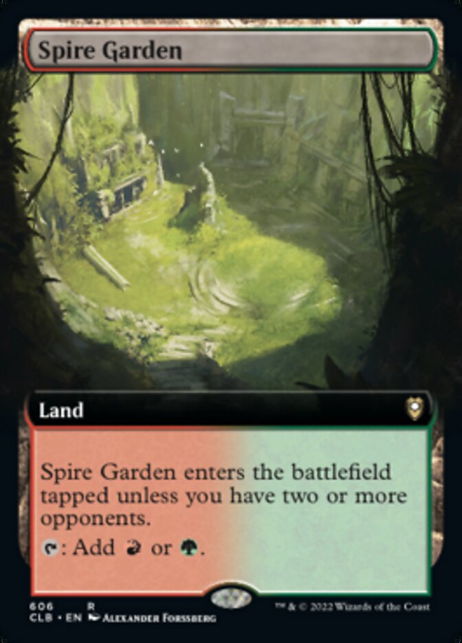 Spire Garden (Extended Art) [Commander Legends: Battle for Baldur's Gate] - Magic: The Gathering - Card Brawlers | Quebec | Canada |