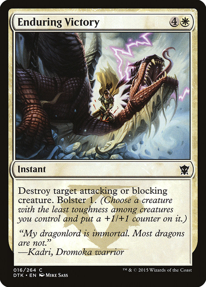 Enduring Victory [Dragons of Tarkir] - Magic: The Gathering - Card Brawlers | Quebec | Canada |