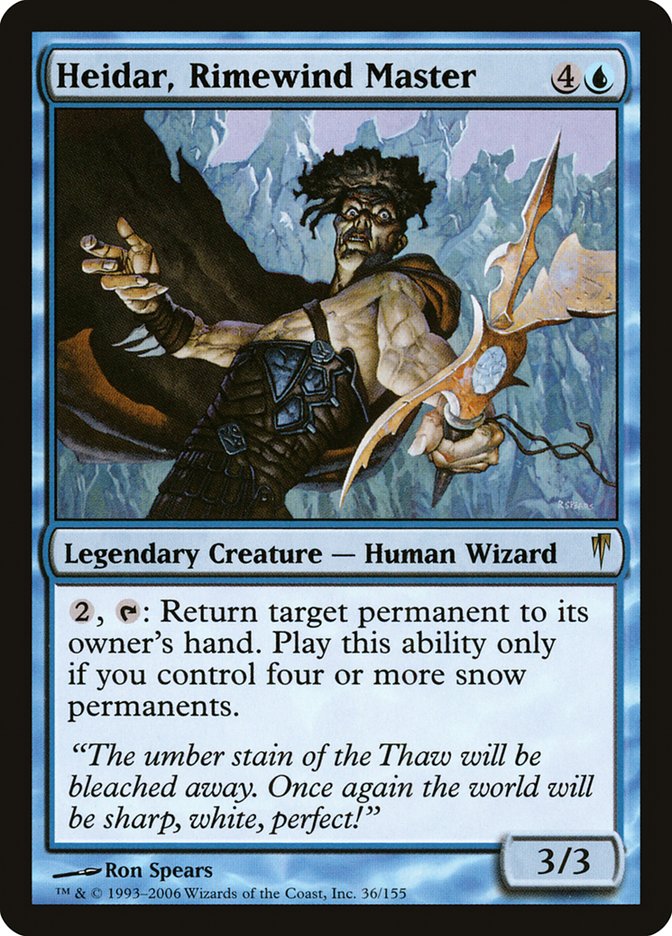 Heidar, Rimewind Master [Coldsnap] - Magic: The Gathering - Card Brawlers | Quebec | Canada |