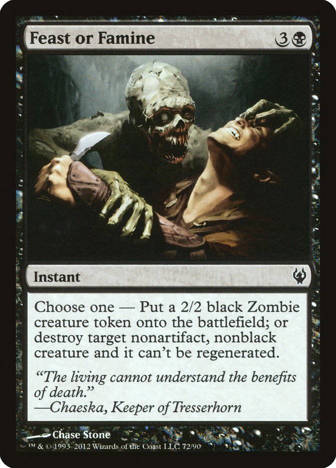 Feast or Famine [Duel Decks: Izzet vs. Golgari] - Magic: The Gathering - Card Brawlers | Quebec | Canada |
