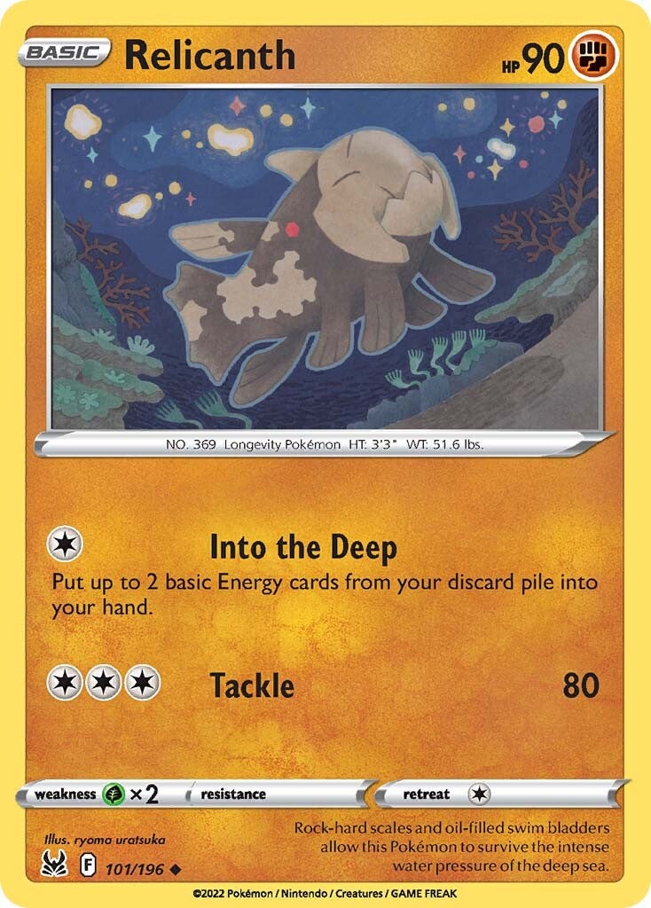 Relicanth (101/196) [Sword & Shield: Lost Origin] - Pokémon - Card Brawlers | Quebec | Canada |