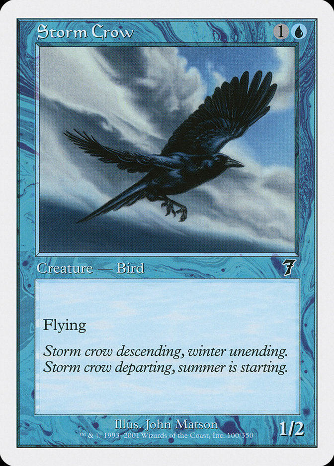 Storm Crow [Seventh Edition] - Magic: The Gathering - Card Brawlers | Quebec | Canada |