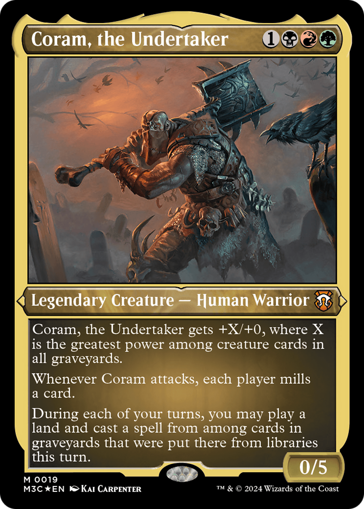 Coram, the Undertaker (Foil Etched) [Modern Horizons 3 Commander] - Magic: The Gathering - Card Brawlers | Quebec | Canada |