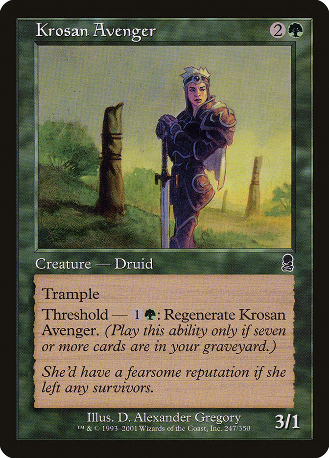 Krosan Avenger [Odyssey] - Magic: The Gathering - Card Brawlers | Quebec | Canada |