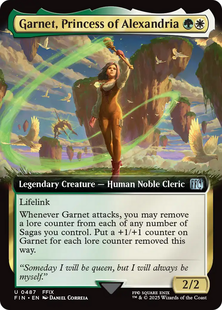 Garnet, Princess of Alexandria (Extended Art) [FINAL FANTASY] - Magic: The Gathering - Card Brawlers | Quebec | Canada |