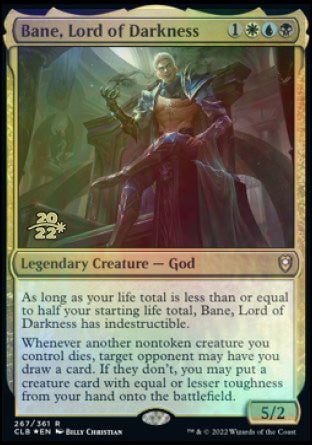 Bane, Lord of Darkness [Commander Legends: Battle for Baldur's Gate Prerelease Promos] - Magic: The Gathering - Card Brawlers | Quebec | Canada |