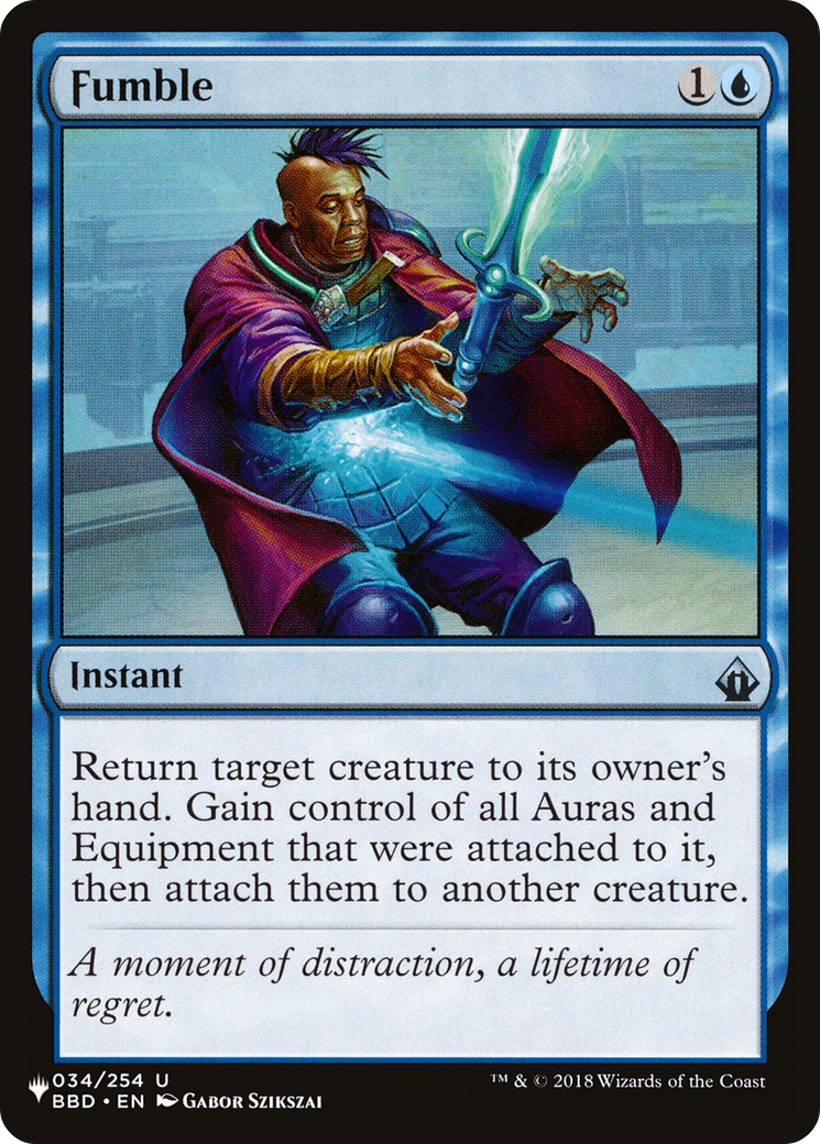 Fumble [The List] - Magic: The Gathering - Card Brawlers | Quebec | Canada |