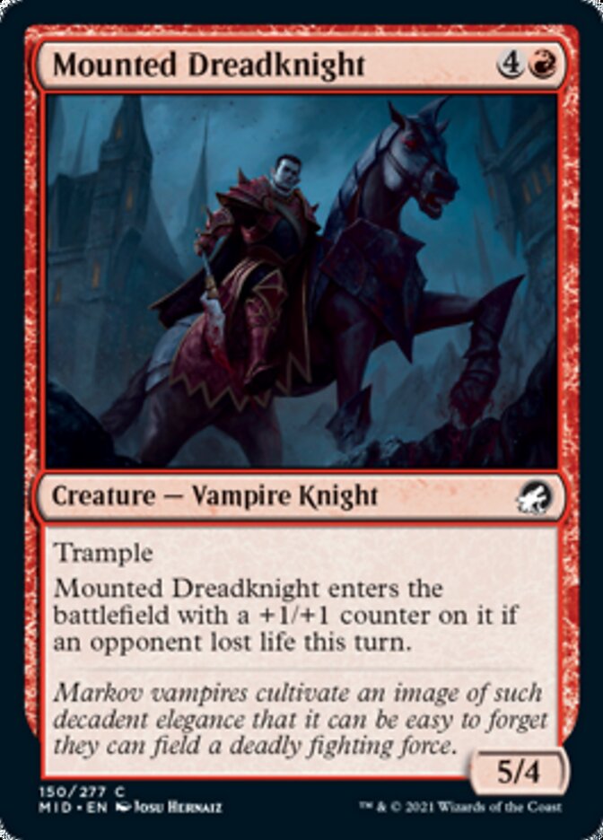 Mounted Dreadknight [Innistrad: Midnight Hunt] - Magic: The Gathering - Card Brawlers | Quebec | Canada |