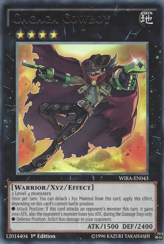 Gagaga Cowboy [WIRA-EN043] Rare - Yu-Gi-Oh! - Card Brawlers | Quebec | Canada |