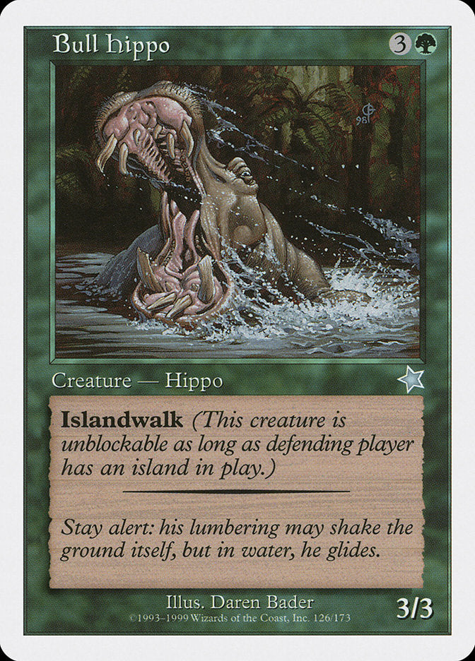 Bull Hippo [Starter 1999] - Magic: The Gathering - Card Brawlers | Quebec | Canada |