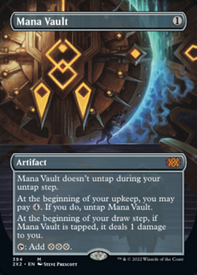 Mana Vault (Borderless Alternate Art) [Double Masters 2022] - Magic: The Gathering - Card Brawlers | Quebec | Canada |
