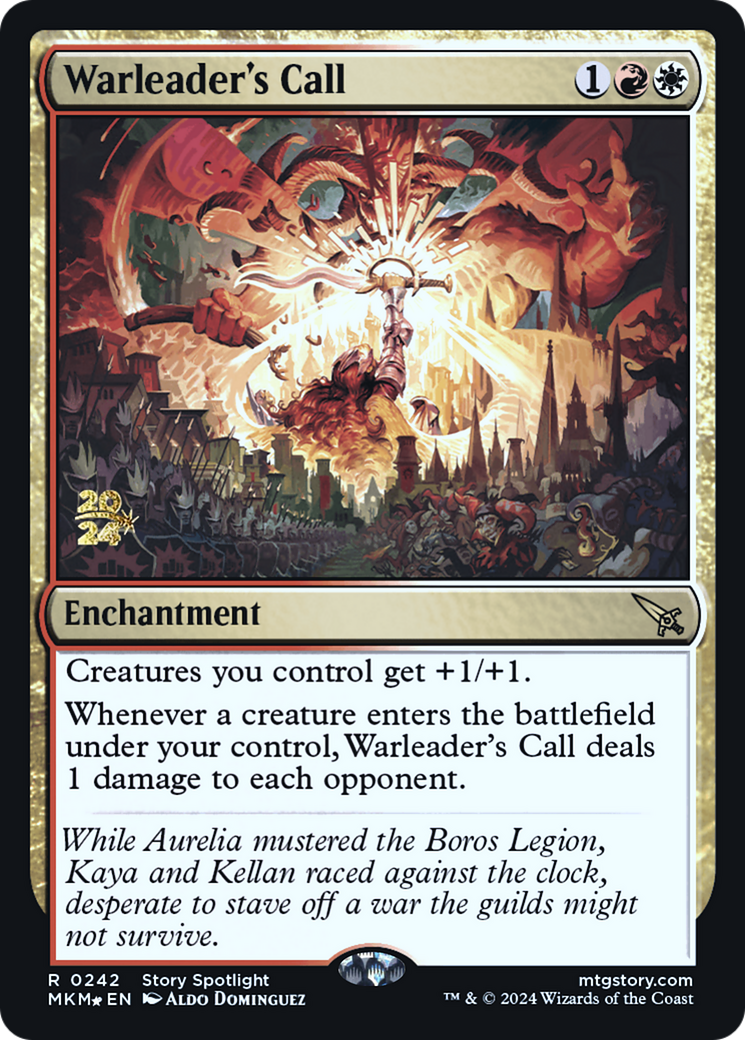 Warleader's Call [Murders at Karlov Manor Prerelease Promos] - Magic: The Gathering - Card Brawlers | Quebec | Canada |