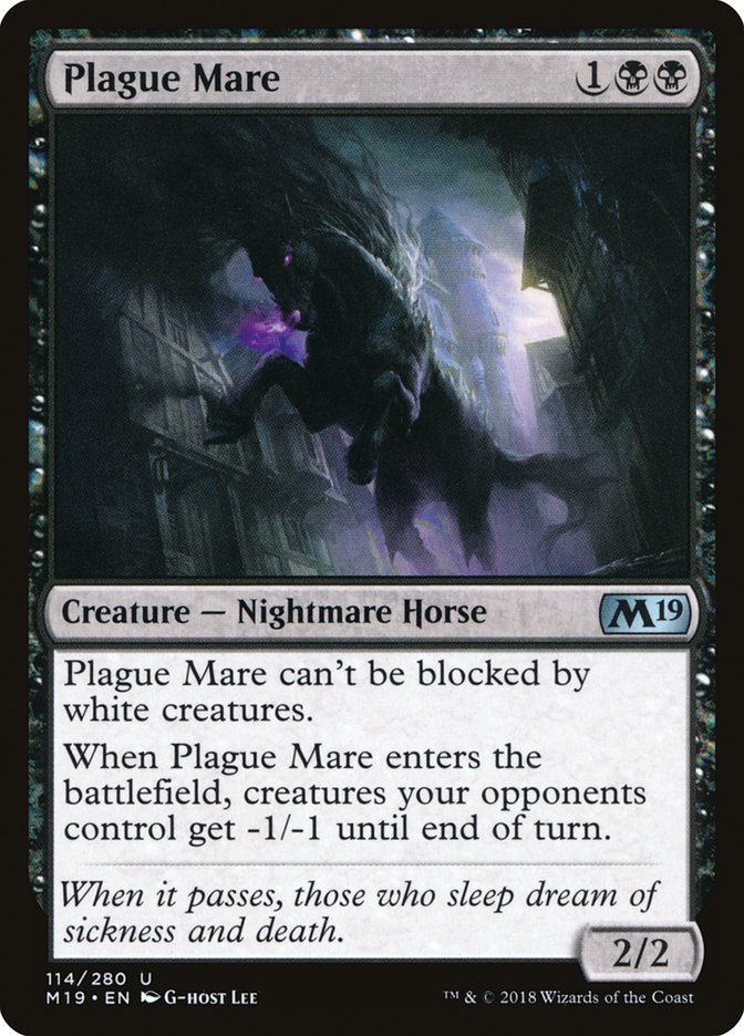 Plague Mare [Core Set 2019] - Magic: The Gathering - Card Brawlers | Quebec | Canada |