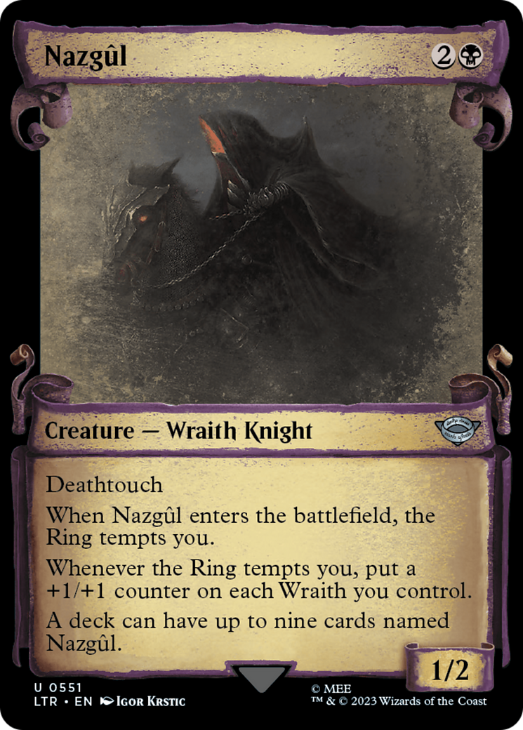 Nazgul (0551) [The Lord of the Rings: Tales of Middle-Earth Showcase Scrolls] - Magic: The Gathering - Card Brawlers | Quebec | Canada |