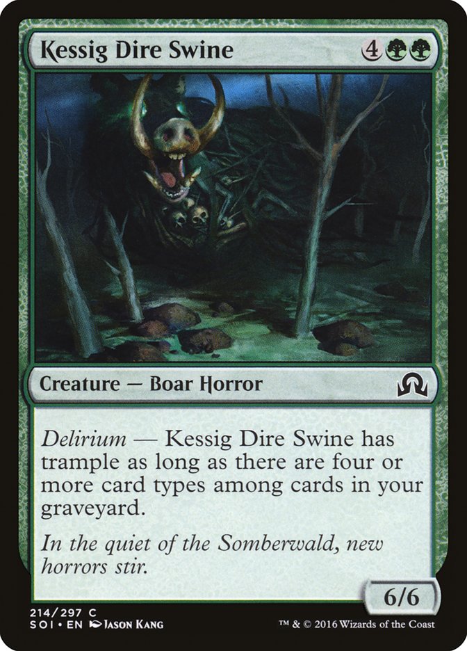 Kessig Dire Swine [Shadows over Innistrad] - Magic: The Gathering - Card Brawlers | Quebec | Canada |