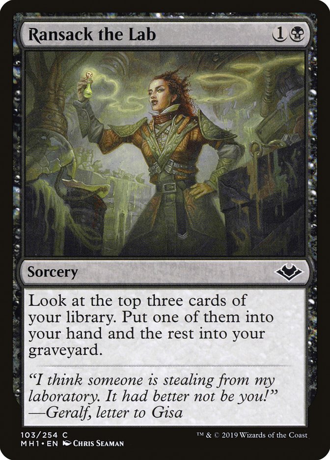 Ransack the Lab [Modern Horizons] - Magic: The Gathering - Card Brawlers | Quebec | Canada |