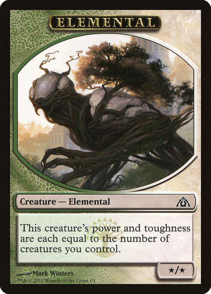 Elemental Token [Dragon's Maze Tokens] - Magic: The Gathering - Card Brawlers | Quebec | Canada |