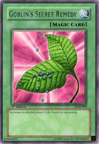 Goblin's Secret Remedy [LOB-099] Rare - Yu-Gi-Oh! - Card Brawlers | Quebec | Canada |