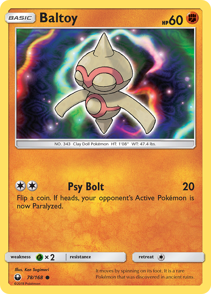 Baltoy (78/168) [Sun & Moon: Celestial Storm] - Pokémon - Card Brawlers | Quebec | Canada |