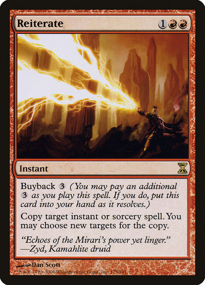 Reiterate [Time Spiral] - Magic: The Gathering - Card Brawlers | Quebec | Canada |