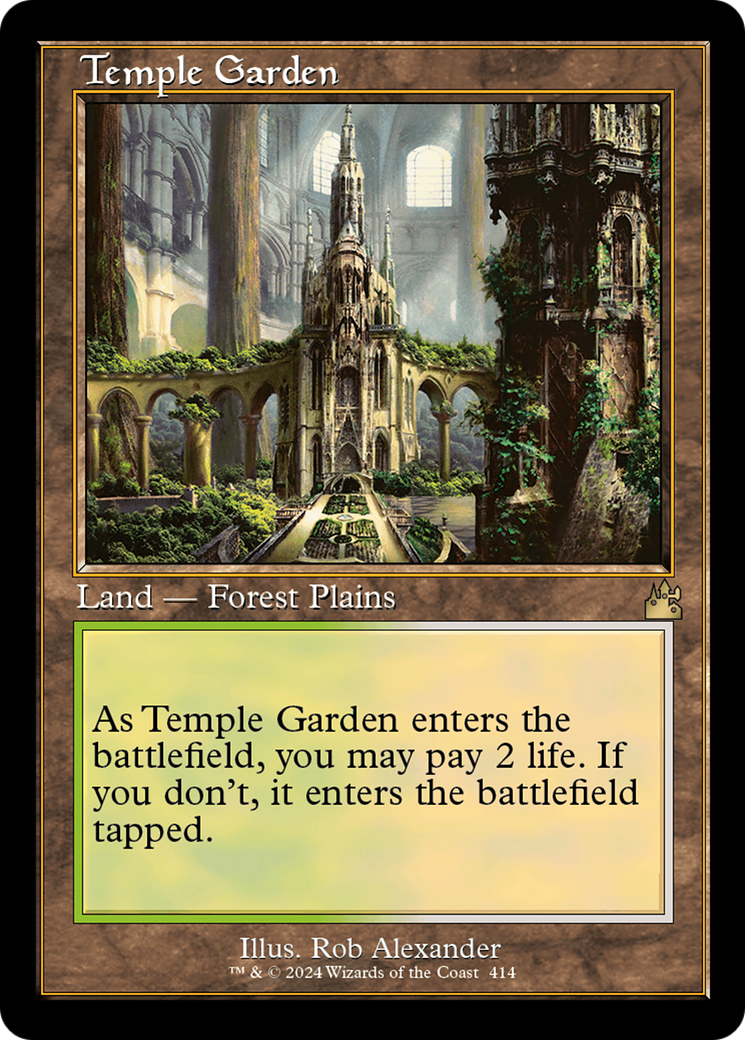 Temple Garden (Retro) [Ravnica Remastered] - Magic: The Gathering - Card Brawlers | Quebec | Canada |