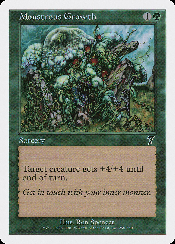 Monstrous Growth [Seventh Edition] - Magic: The Gathering - Card Brawlers | Quebec | Canada |