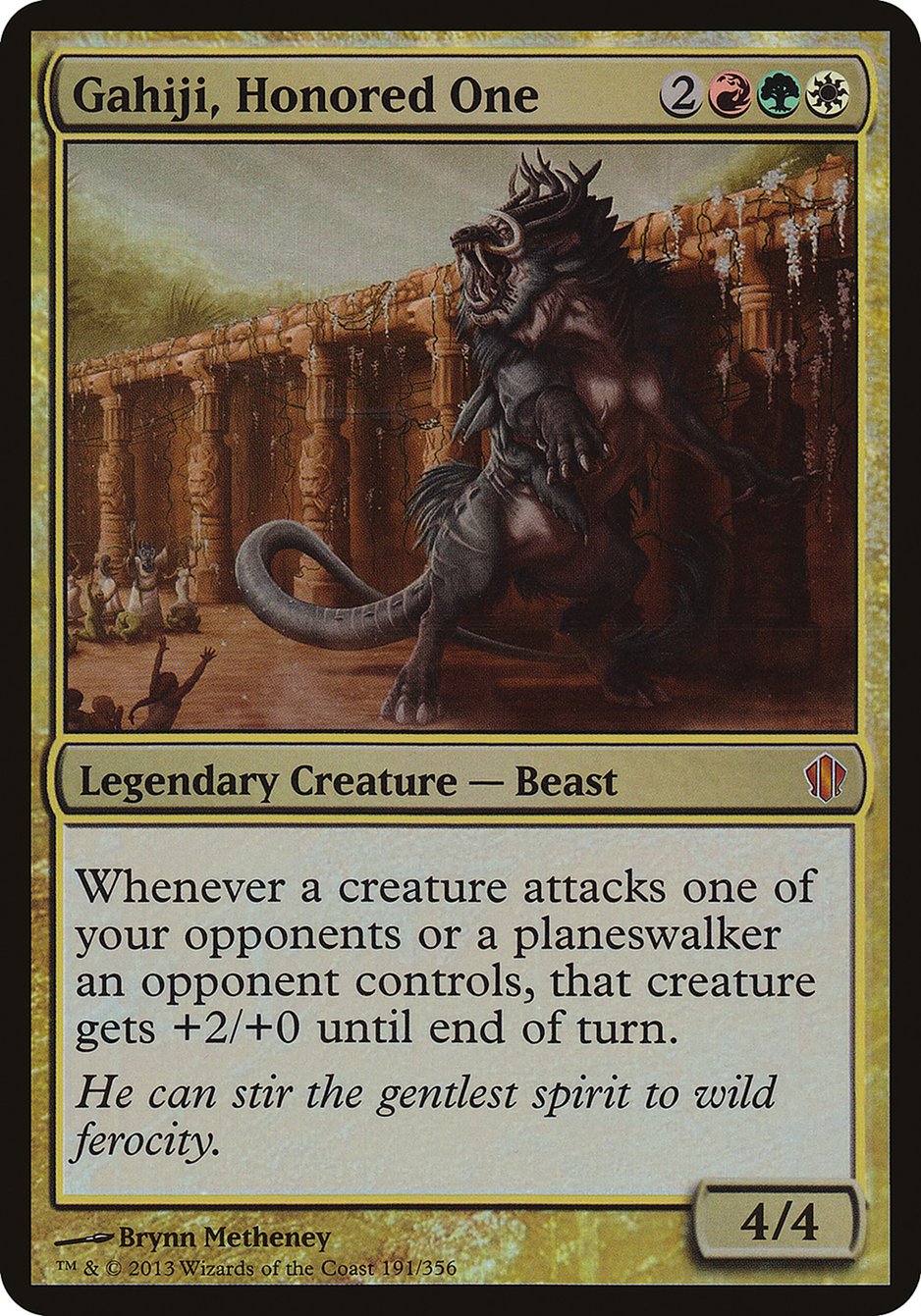Gahiji, Honored One (Oversized) [Commander 2013 Oversized] - Magic: The Gathering - Card Brawlers | Quebec | Canada |
