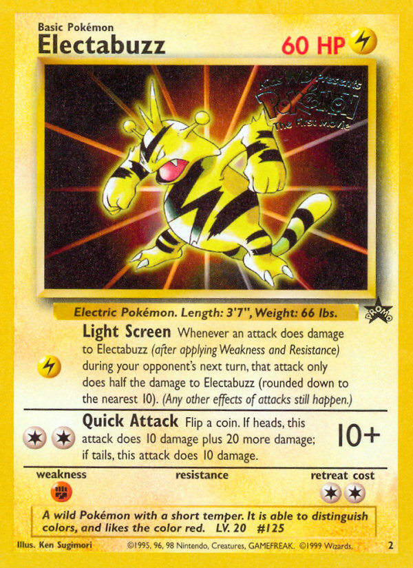 Electabuzz (2) [Wizards of the Coast: Black Star Promos] - Pokémon - Card Brawlers | Quebec | Canada |
