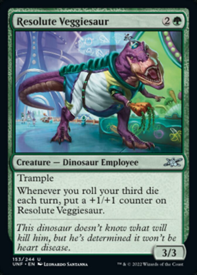 Resolute Veggiesaur [Unfinity] - Magic: The Gathering - Card Brawlers | Quebec | Canada |