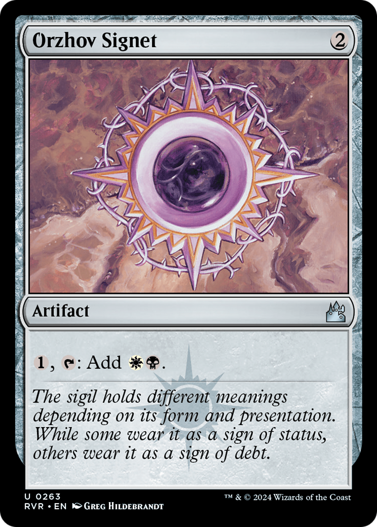 Orzhov Signet [Ravnica Remastered] - Magic: The Gathering - Card Brawlers | Quebec | Canada |