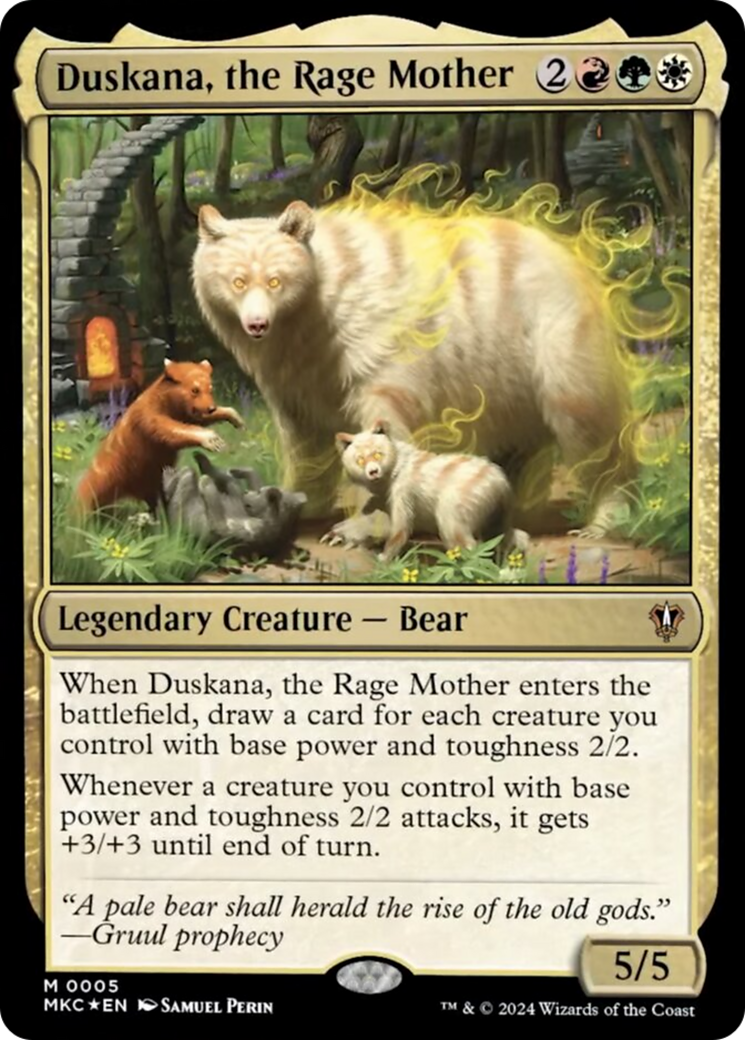 Duskana, the Rage Mother [Murders at Karlov Manor Commander] - Magic: The Gathering - Card Brawlers | Quebec | Canada |