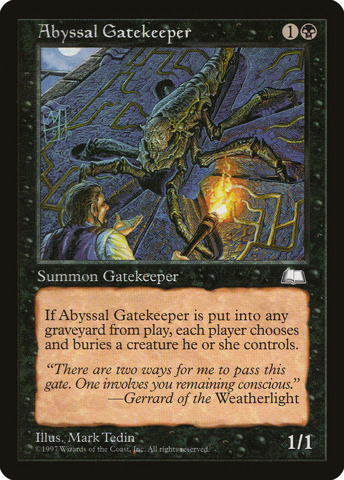 Abyssal Gatekeeper [Weatherlight] - Magic: The Gathering - Card Brawlers | Quebec | Canada |
