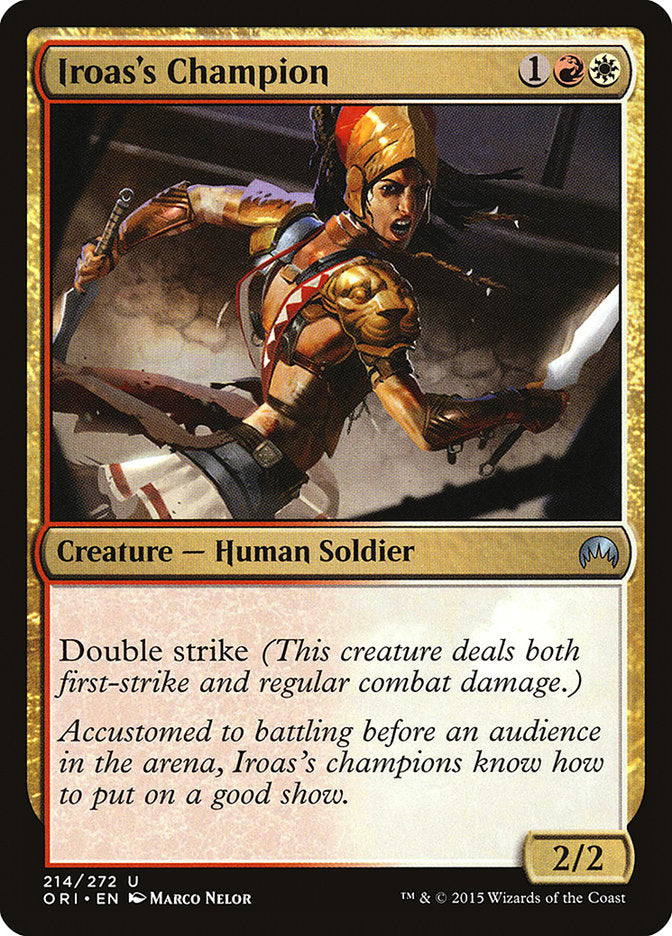 Iroas's Champion [Magic Origins] - Magic: The Gathering - Card Brawlers | Quebec | Canada |