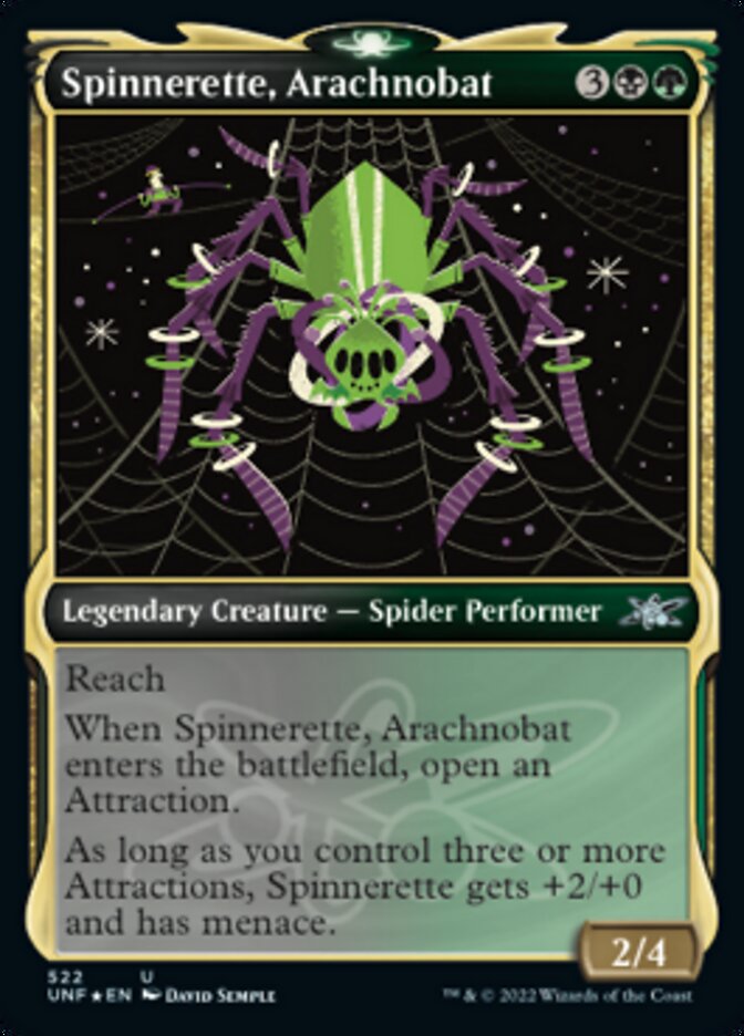 Spinnerette, Arachnobat (Showcase) (Galaxy Foil) [Unfinity] - Magic: The Gathering - Card Brawlers | Quebec | Canada |