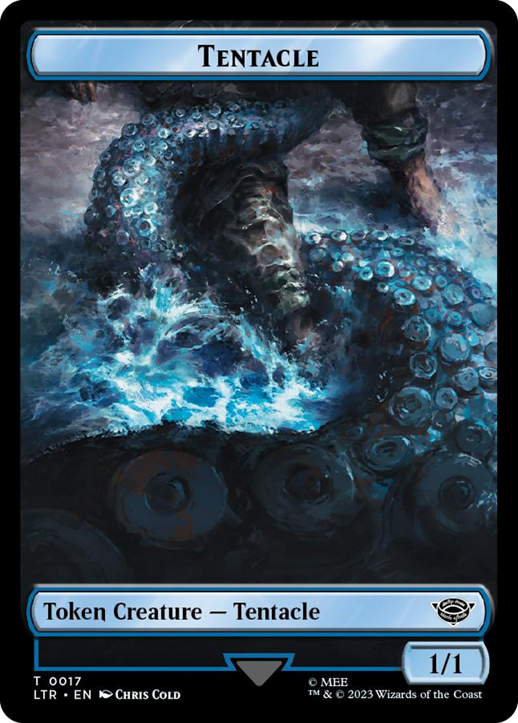 Tentacle // Food (0024) Double-Sided Token (Surge Foil) [The Lord of the Rings: Tales of Middle-Earth Tokens] - Magic: The Gathering - Card Brawlers | Quebec | Canada |