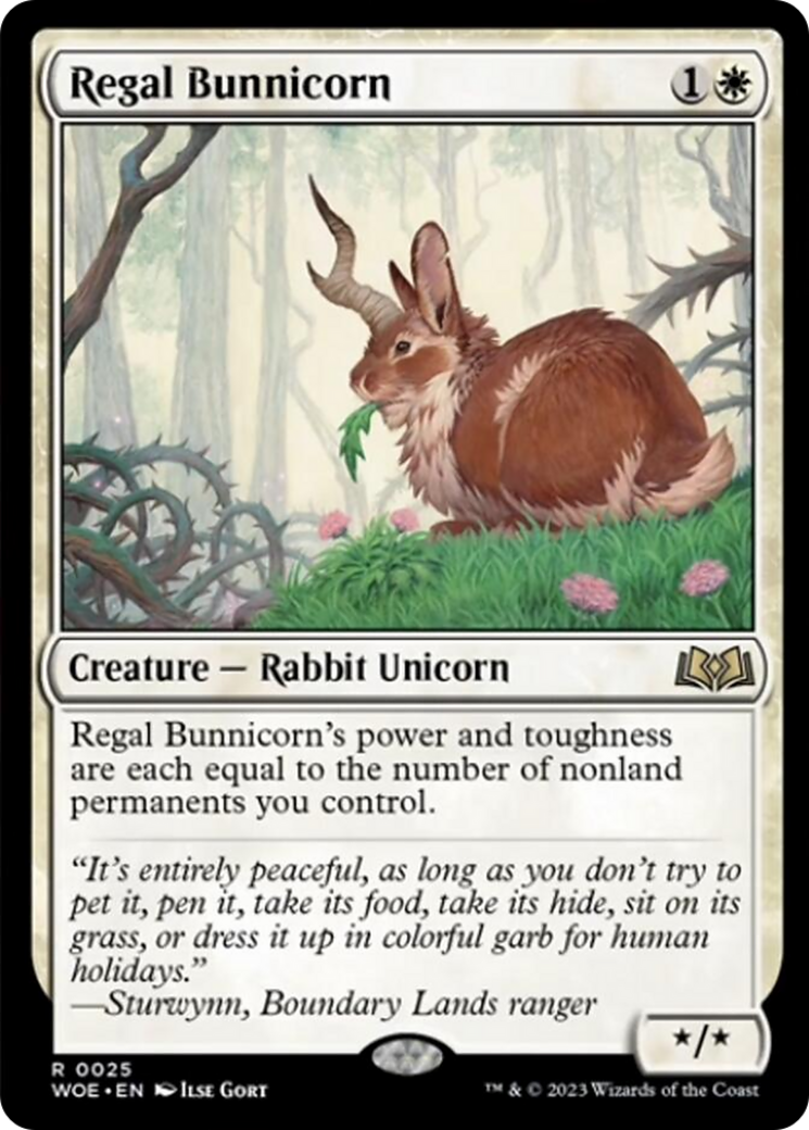 Regal Bunnicorn [Wilds of Eldraine] - Magic: The Gathering - Card Brawlers | Quebec | Canada |