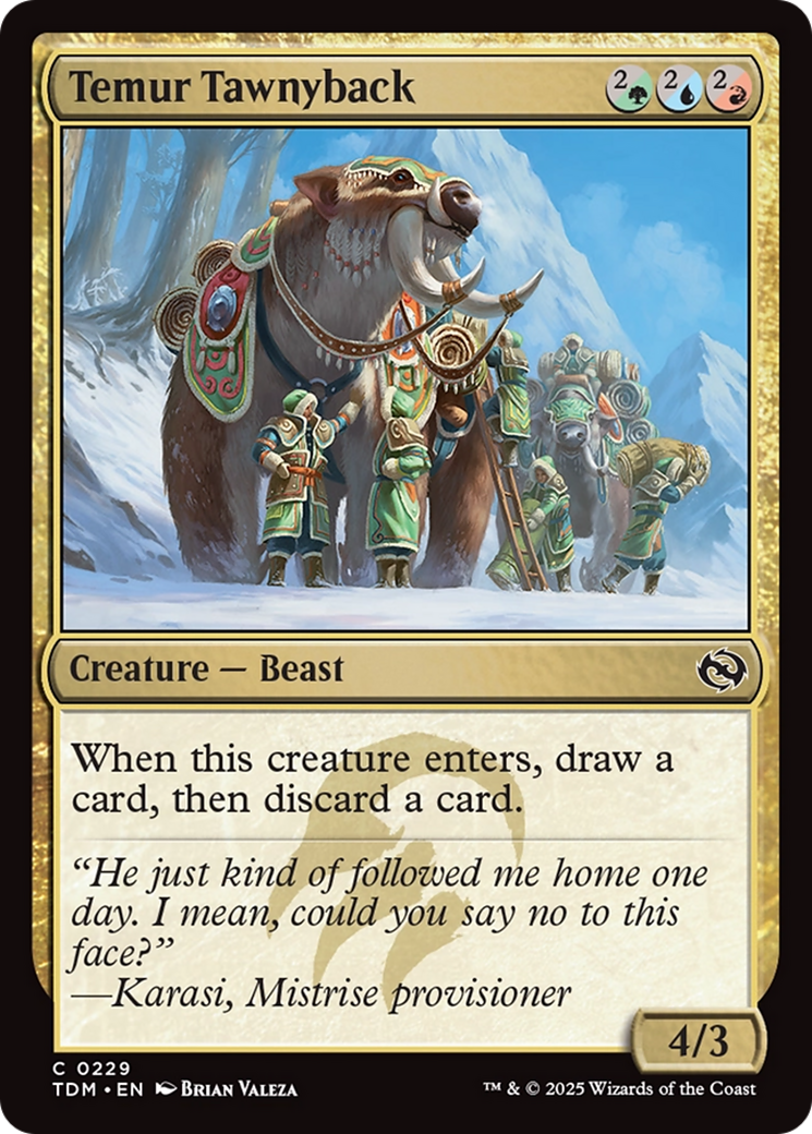 Temur Tawnyback [Tarkir: Dragonstorm] - Magic: The Gathering - Card Brawlers | Quebec | Canada |