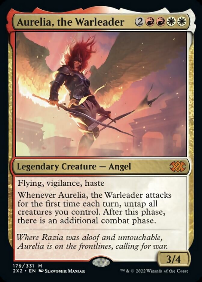 Aurelia, the Warleader [Double Masters 2022] - Magic: The Gathering - Card Brawlers | Quebec | Canada |