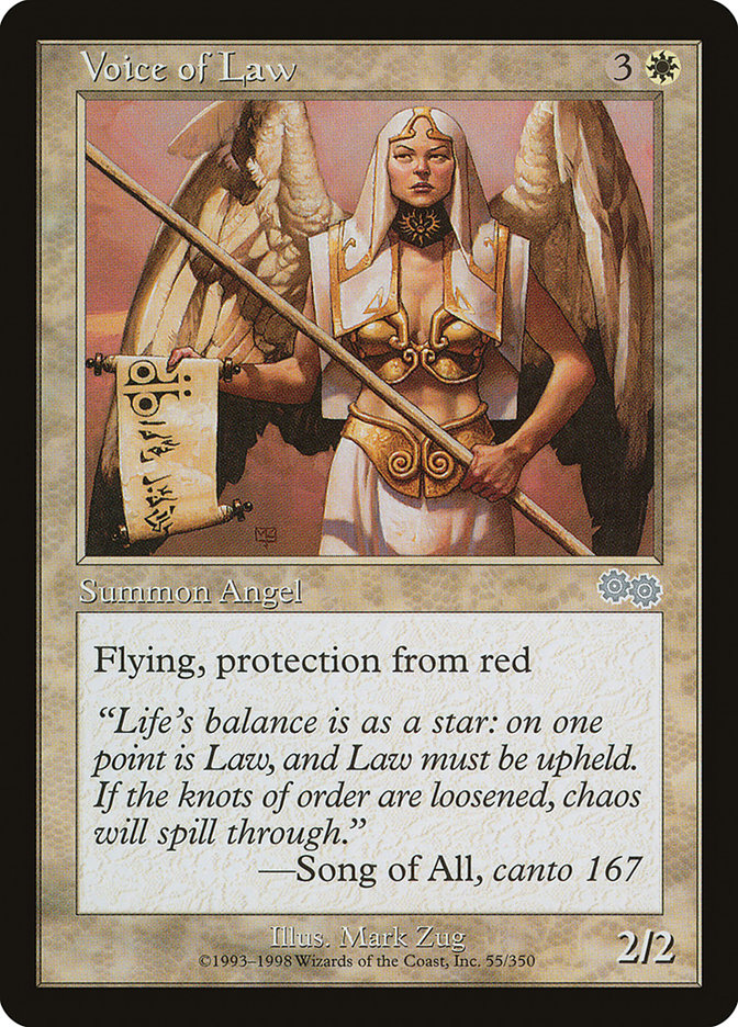 Voice of Law [Urza's Saga] - Magic: The Gathering - Card Brawlers | Quebec | Canada |