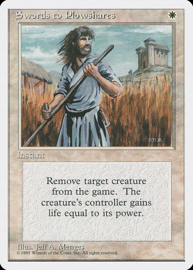 Swords to Plowshares [Fourth Edition] - Magic: The Gathering - Card Brawlers | Quebec | Canada |