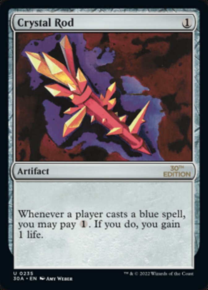Crystal Rod [30th Anniversary Edition] - Magic: The Gathering - Card Brawlers | Quebec | Canada |