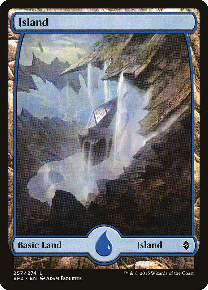 Island (257) (Full Art) [Battle for Zendikar] - Magic: The Gathering - Card Brawlers | Quebec | Canada |