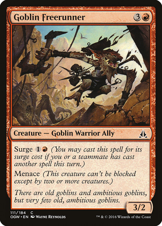 Goblin Freerunner [Oath of the Gatewatch] - Magic: The Gathering - Card Brawlers | Quebec | Canada |