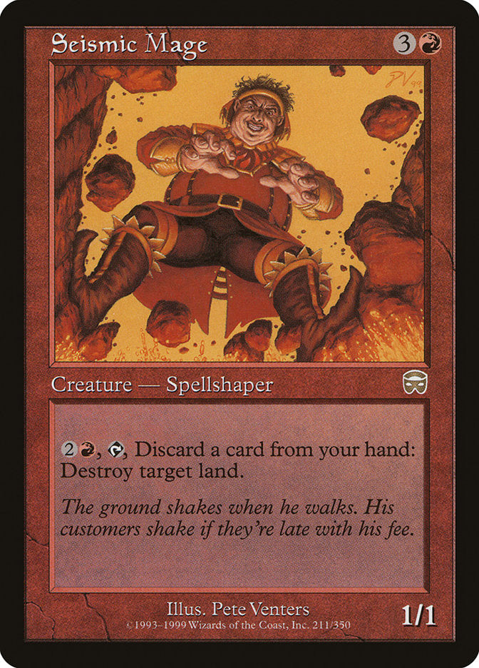 Seismic Mage [Mercadian Masques] - Magic: The Gathering - Card Brawlers | Quebec | Canada |