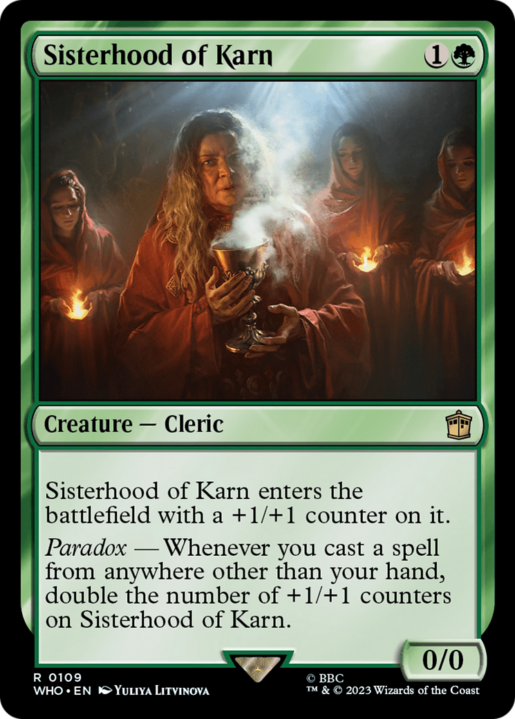 Sisterhood of Karn [Doctor Who] - Magic: The Gathering - Card Brawlers | Quebec | Canada |