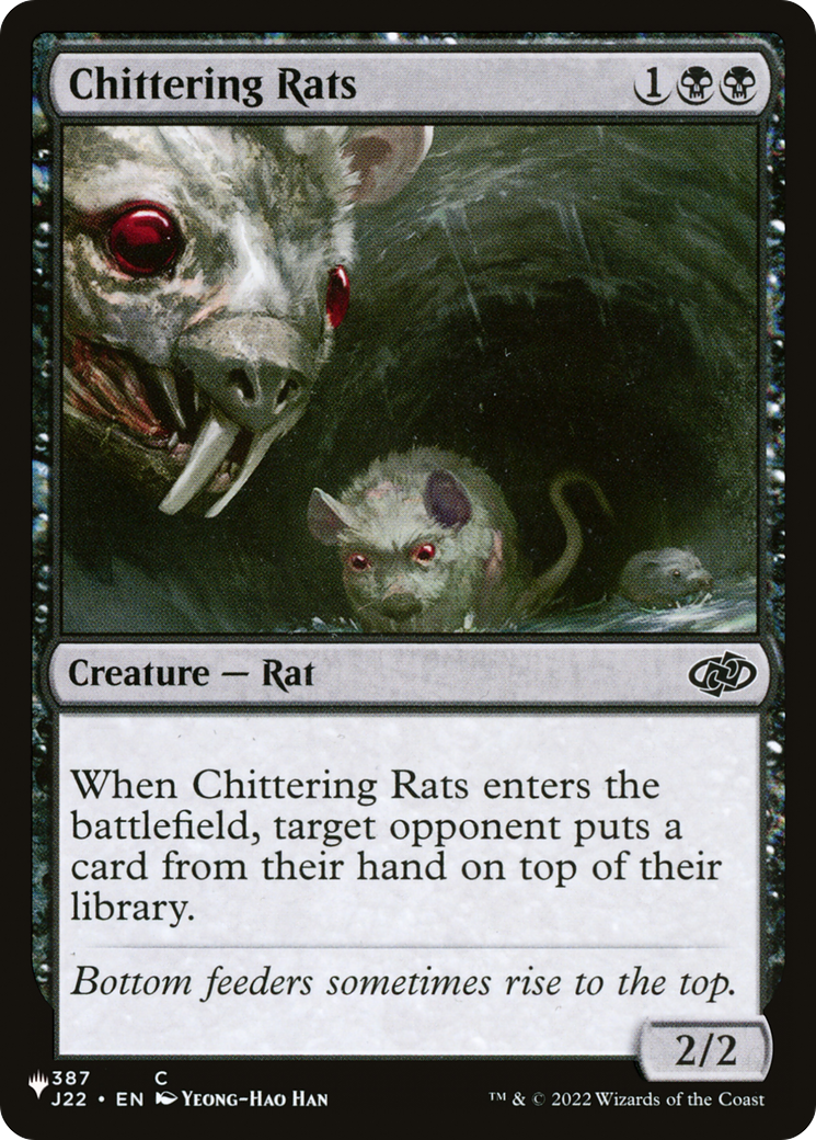 Chittering Rats [The List] - Magic: The Gathering - Card Brawlers | Quebec | Canada |